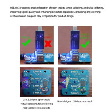 10Gbps USB3.2 Interface Tester HUB QC Test Type-C Docking Station USB Poort Functie Snelle Test Spanningstest Gratis Driver