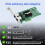 PCIe 2 Port Gigabit Ethernet Network Card Adapter I82576 Chip RJ45 Server for Desktop PC Windows 10/11, and Linux 5