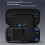 Travel Carrying Case for  2 Host Protective Portable Hard Shell Case with Dual Zipper Ergonomic Handle Black 4