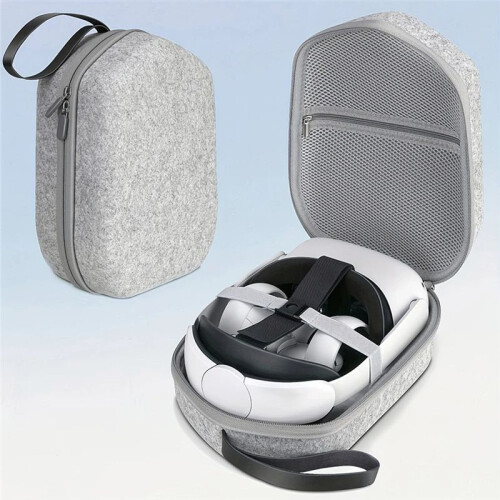 Hard Carrying Case for  Quest 2 Basic/Elite VR Gaming Headset and Touch Controller Accessories 2