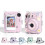 For  Instax  12 PC Camera Case Protection Cover Shoulder Strap Storage Bag Strap Sticker Set 2