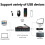 7 Portas USB 5,25 Polegadas CD-ROM Compartimento CD ROM Painel Frontal para Caixa Do Computador + USB 3.0 19 Pinos Conector para Tipo-A Cabo Macho 4