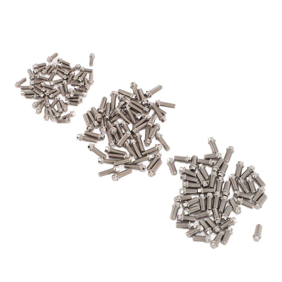 150Pcs Stainless Steel Rc Wheel Hub Screws M2/M2.5/M3 For 1/8-1/16 Cars 9381385947687