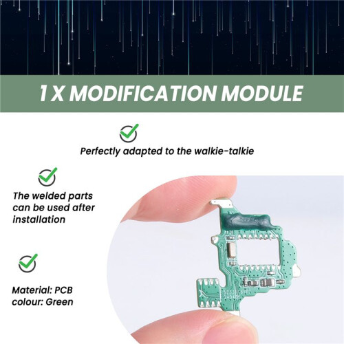 Shortwave Modification Module for Quansheng UV-K5/K6 Radio Qalkie-Talkie Modification Module for Properties Security 1