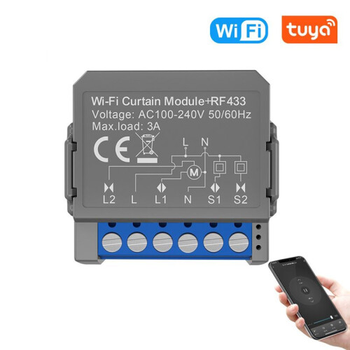 Tuya  WiFi Curtain  Blinds  RF433  Life Remote Control Home Automation 1