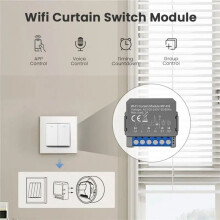 Tuya  WiFi Interrupteur de Rideau Interrupteur de Stores RF433  Life Télécommande Domotique