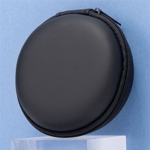 Round Earphone Bag, Neutral Zipper Bag, Earphone Storage Bag, Data Cable  Earphone Packaging Box A 2