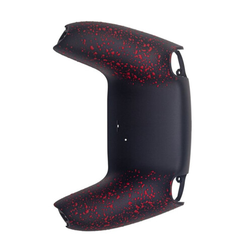 Bottom Back Shell Non-Slip Rear Housing Game Improvement Replacement Parts for PS5 Controller Black Red 1