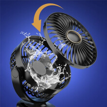 3000mAh N33 USB Clip Fan Clip Fan Ventilatore con Clip Aromaterapia Usa Display Digitale Ventilatore Portatile per Passeggino da Camera da
