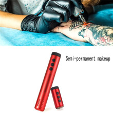 Gold Semi-Permanent Eyeliner Lips Makeup Wireless Tattoo Machine Pen Kit