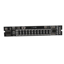 Dual 12 Level Indicator VU Meter Stereo VerstäRker Platine Einstellbare Licht Geschwindigkeit Platine