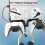 Wall Mount Storage Bracket Space-Saving Stand with Gamepad and Headphone Holder for   5 Slim Black 4
