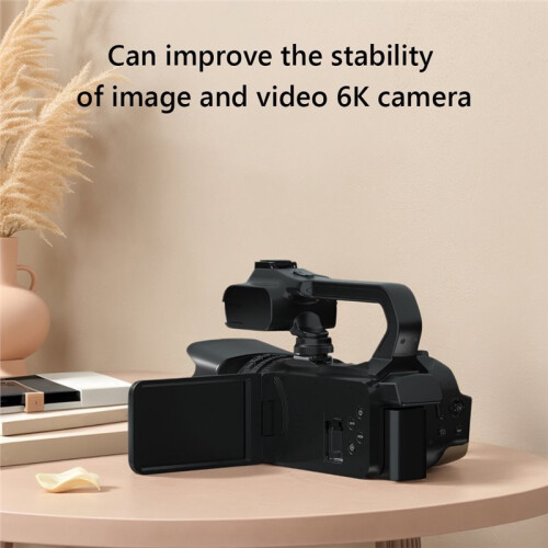 Câmera de Vídeo Digital 6K, 64MP, Tela Sensível Ao Toque de 4 Polegadas, Câmera para Vlogs com  Digital de 18x para Transmissões Ao Vivo e Vlogs. 2