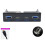 USB3.2 GEN2 TYPE-C Unidade de Disquete Posição Painel de 10Gbps HUB de 3,5 Polegadas 19PIN para Porta C Plug-In Reversível 5