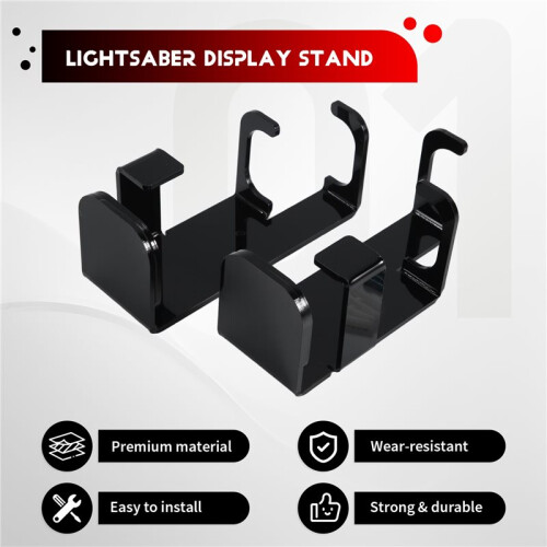 Supporto per Spada Laser da 2 Pezzi con Supporto A Parete per Display per Spada Laser Supporto per Spada Laser In Acrilico per Visualizzazione 1