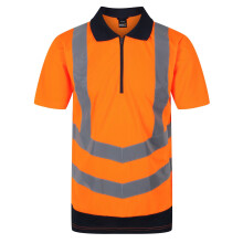 Regatta 5LV 70 Wicking Polo Shirt High Viz Hi Vis Orange Large TRS189 5LV 70
