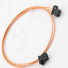 MOST Optical Fiber Cable Connectors Male to Male for Etc. 120CM