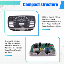 Veicolo Elettrico per Bambini, Controller Centrale 24V, Auto Giocattolo RC, Lettore Musicale, Scheda Madre, Parti di Ricambio per