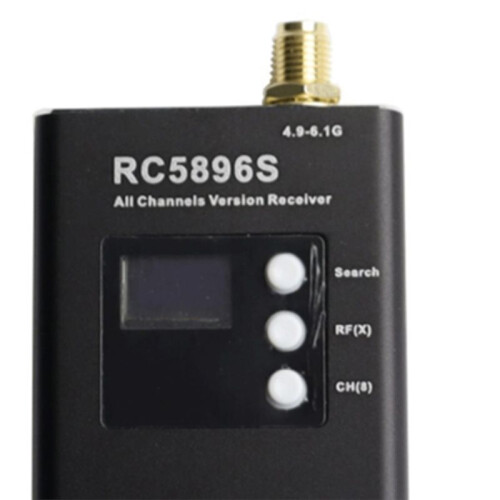RC5896S Receiver 4.9-6.1GHz FPV Video Receiver 96 Frequency for Image Transmission High Sensitivity Wide Voltage 2