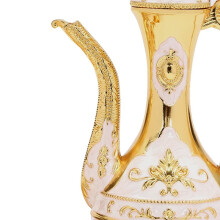 Tea and Coffee Set, Vintage Design with Pot and 6 Cups, Ideal for Home Decor and Celebrations