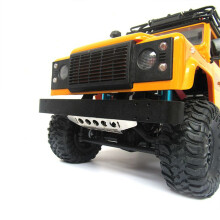 for MN Model 1:12 D90 D91 Metal Front Armor Protection Guard & Metal Pedal Side Plate Slider for MN D90 D91 D99S MN99S