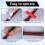 Conjunto de 11 Ferramentas para Imitar Veios de Madeira, Rolo de 7 Polegadas para Pintura com Efeito Madeira, Ideal para Decoração de Paredes e 3