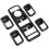 5x Door Window  Cover for   W204 & 4Pcs Bolt- Replace Door Lock Knobs for  (W117 C117 X156) 1