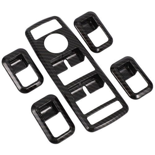 5x Door Window  Cover for   W204 & 4Pcs Bolt- Replace Door Lock Knobs for  (W117 C117 X156)