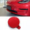 2X Car Red /White Front Bumper Tow Hook Cap Cover Fit for  Model 3 2017-2021 ABS 1
