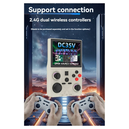Console de Jogos Portátil de Código Aberto DC35V com Tela IPS de 3,5 Polegadas, 64 GB de RAM e Suporte para Mais de 30 Emuladores. 2
