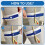 3 Pack 23.6" X 2" Foley Catheter Leg Strap, Features A Dual-Hook Loop Fastener Design for A More Secure Hold 4