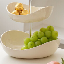 Fruit Plate Home Room Coffee Table Ornaments Candy Dish Placed Snack Tray Multi-Layer High-Grade Fruit Plate