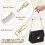 PU Leather Woven Chain Bag Strap, Women'S Bag Replacement Strap, Bag Strap, Handle, Handle, Metal Chain Bag Accessories 3
