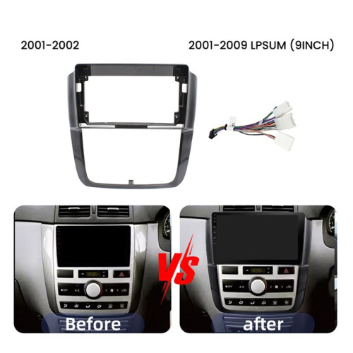 For 2001-2002  PICNIC Frame, IPSUM Center Console Navigation Panel Frame, Android Large Screen Versatile Frame 2