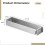 Rectangle Cake Pan, Stainless Steel Tiramisu Pan with Removable Side, 6 cm Deep Rectangular Baking Tray for Tiramisu 7