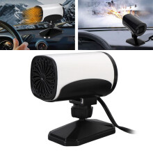2-in-1 Car Heater 150W Compact Defroster & Defogger White