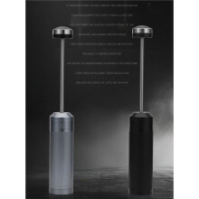 Muvna New Electric Milk Frother Stick,for Wireless Batidor Eléctrico for Barista Latte Art Accessories Black