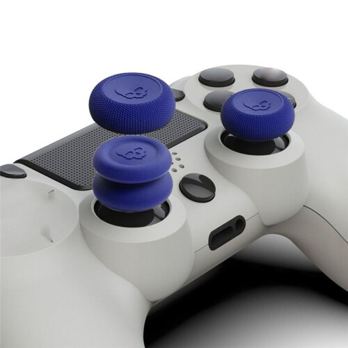 6pcs Thumb Grip Set Joystick Cap Thumbstick Cover for PS4 PS5 PRO  5 Controller Black White 2