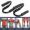 2 pièces Barres de push-up en forme de S, mousse et acier, taille S 3