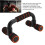 Strong Load Bearing Push Up Bars for Floor Workout, Foam & Plastic 4