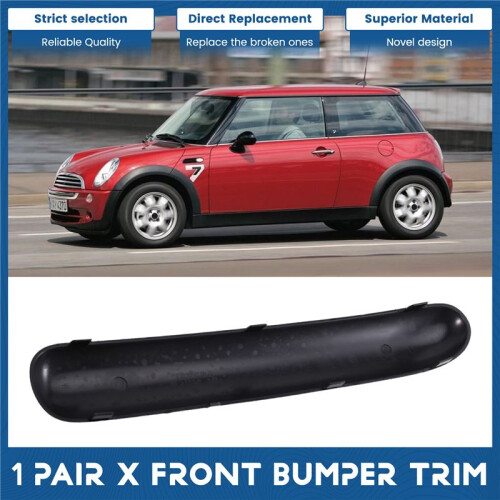 Front Bumper Trim Left and Right Side 51116800143 51116800142 for  Cooper R50 2001-2004 Black