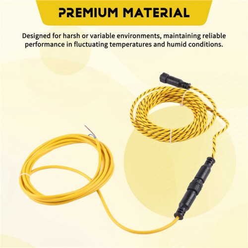 Water Leak Sensing Cable - Extension Sensor for Risinglink Leak Detector - Great for DIY Projects and Expanded Coverage 2