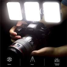 VLOGLITE T64 LED-Videolamp 1200 MAh Oplaadbaar Zacht Lichtpaneel Draagbare Fotografieverlichting voor OSMO voor