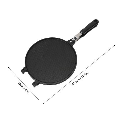 8.7in Waffle Cone Maker Non-Stick Egg Roll Crispy Pancake Machine 1