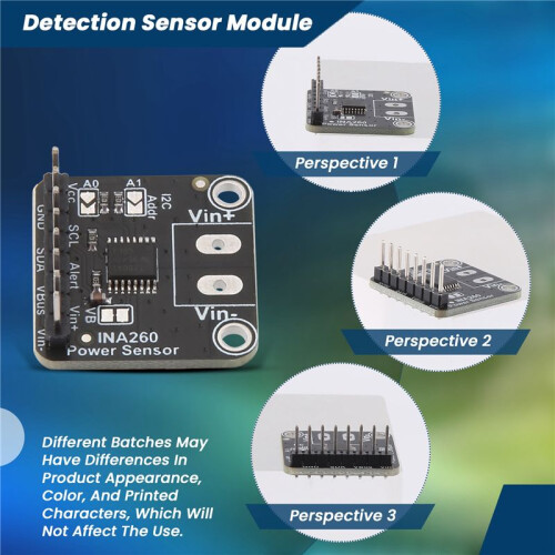 INA260 Detection Sensor Module High or Low Side Voltage Current Power Sensor Portable Module 2