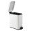 5L Lidded Step Trash Can, Compact Garbage Bin with Removable Liner Bucket and Handle for Bathroom, Kitchen, Office 5