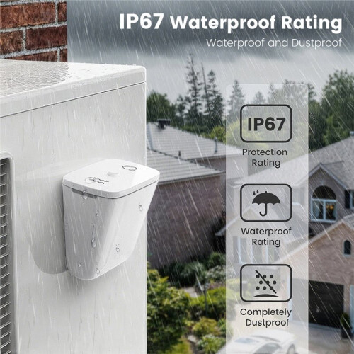 Tuya ZigBee  Rörelsesensor Vibration Lutning Fallsensor Säkerhet Inbrottstjuv IP67 Realtidsapp-Detektering 1