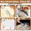 Circular Fermentation Basket Scraper, Flour Mixer, Bread Tool Set,Bread Baking Tools and Supplies,Rattan Proofing Basket 5
