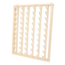 Supporto per intrecciare i capelli in legno e acciaio inossidabile, 1 set