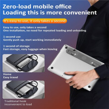 7-in-1-USB-Hub, Laptopständer, USB-Typ-C-Hub, Dockingstation, Hochauflösender USB-3.0-Anschluss, -/TF-Kartenleser, USB 3.0